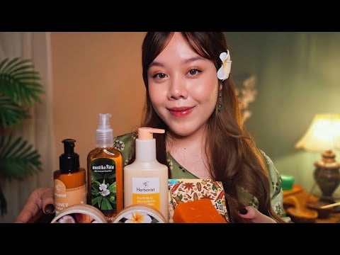 ASMR Indonesian Tropical Spa 🌴 | Full Body Massage, Facial & Head Treatment