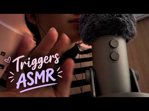 ASMR✨triggers for you🦄mouth sounds, intense triggers with blue yeti🎙️