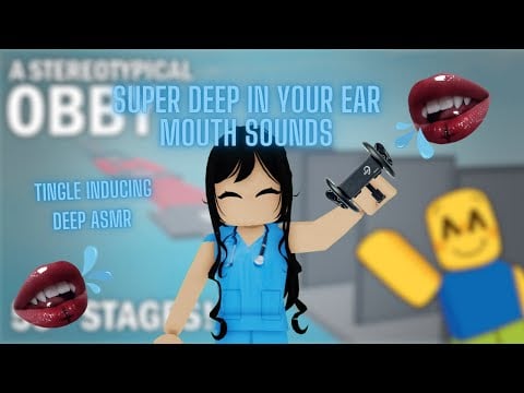 Roblox ASMR  😵mouth sounds so deep in your ears it feels real😵