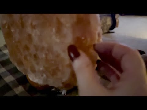 Random ASMR On a Patio and Salt Lamp Scratching | Lofi No Talking