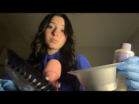 ASMR~ Dying your Hair💈💇‍♀️ (Personal attention) 