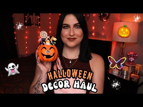 ASMR | At Home Halloween Decor Haul 2024 🧡🎃