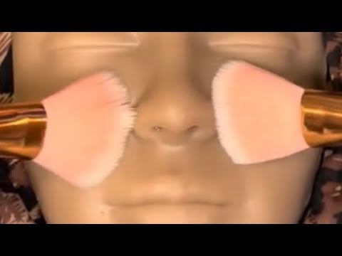 ASMR Face Massage | Facial Tracing | Brushing your face  | LOFI | face treatment | fyp
