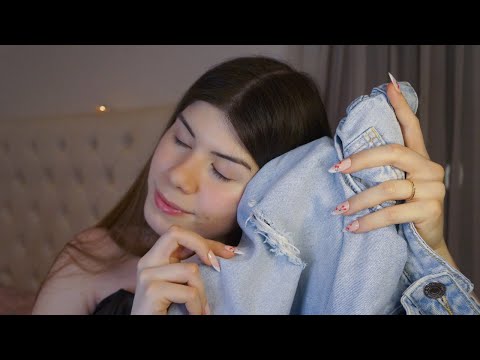 ASMR TENTE NÃO SE ARREPIAR COMIGO ARRANHANDO MINHAS ROUPAS 😵‍💫