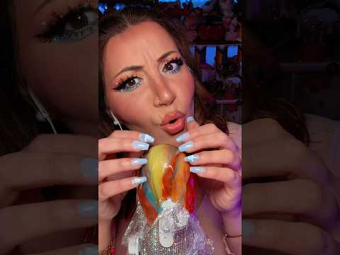 Fruit Roll-up Microphone Cover #asmr #asmrsounds #asmrvideo