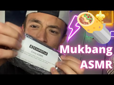 Mukbang ASMR | Q & A with a Chipotle Burrito