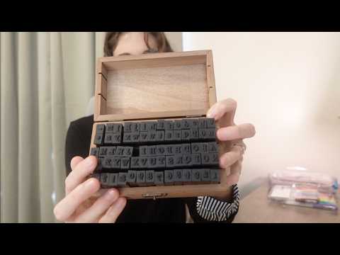 ASMR craft store roleplay | junk journaling supplies (soft spoken, plastic crinkles)