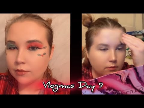 Vlogmas Day 9 - GRWM Christmas Makeup Look