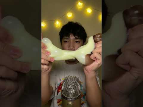 sticky taba squishy! #asmr #asmrsounds #mouthsounds #asmrvideo #asmrtriggers #satisfying #shorts