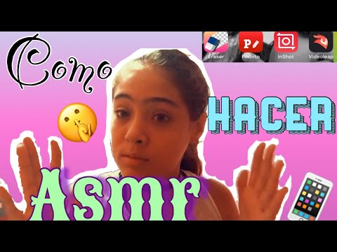 ASMR COMO HACER ASMR /ZOE yes