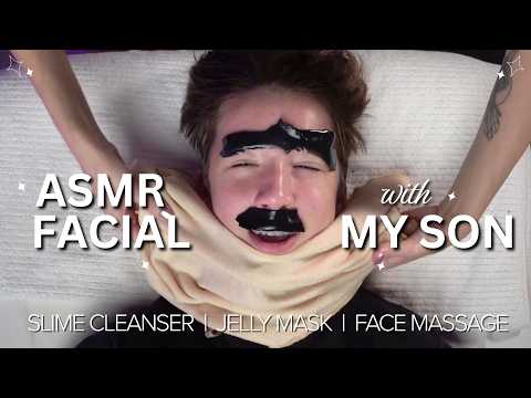 ASMR This or That Acne Facial (ft. the hot towel king Roman) 💤