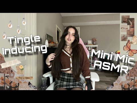 TINGLE INDUCING ASMR With Mini Mic 🧸( Mini Mic Mouth Sounds, Fast & Aggressive Triggers )🤎