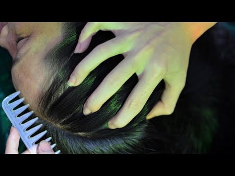 ASMR Head Scratching, Head Massage For Relieve Headache, Stress ( Asmr For Sleep )
