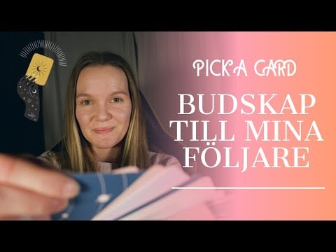 ASMR - Ger några av ER personliga budskap från min kortlek🥰🃏(Soft spoken, personal attention)