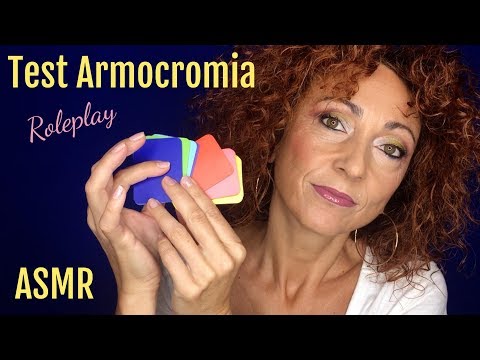 Roleplay TI FACCIO IL TEST di ARMOCROMIA ⌘ ASMR ITA