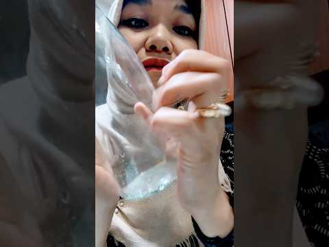ASMR glass bottle tapping