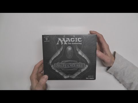 Magic the Gathering 2013 Core Set Fat Pack - ASMR Whispered Unboxing