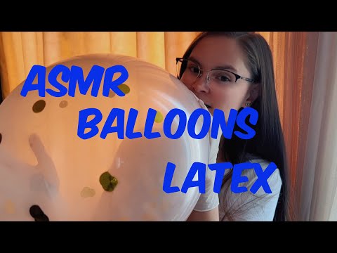 Latex Gloves Balloon ASMR: Confetti + Pink