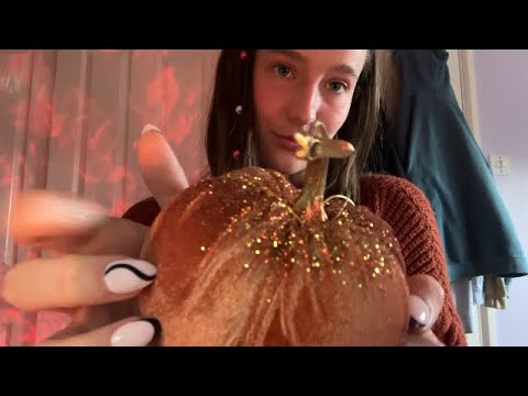 *lofi ASMR* autumn triggers 🎃🍂🧙‍♀️(tapping, whispers, random)