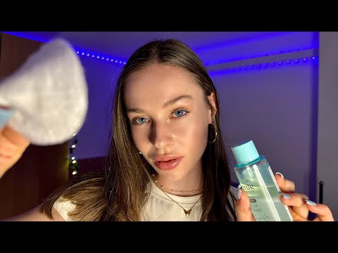 ASMR Friend Pampers You To Sleep 💤 | Skincare, Haircut, Scalp Massage, Thunder Towel & Car Ride