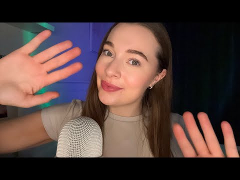 [ASMR] Gently Touching your Face & Whisper rambles 💗