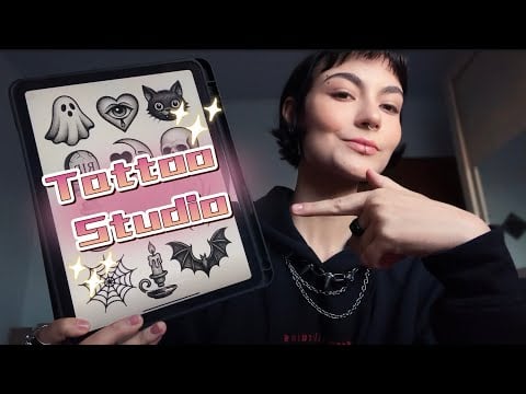 ASMR Roleplay - Fazendo seu Piercing e Tattoo (Sons de Maquininha, Gatilhos Visuais…) 