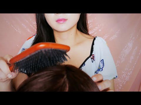 ASMR Relaxing Hair Brushing & Scalp Massage  NO TALKING