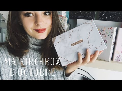 ASMR FRANCAIS ♡ Ma BirchBox d'Octobre ♡ (Tapping)