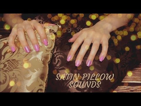 ASMR Satin Pillow Scratching Sounds 💤 (No Talking)