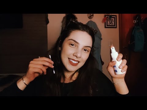 ❤️ ASMR LIMPEZA DE OUVIDO COM ÁUDIO CASEIRO 👌🏻 - Mori Yumi