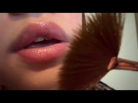 asmr ~ brushing & tracing your face w/ “stipples”🫶