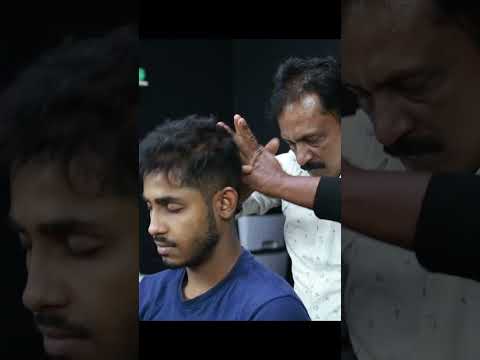 Big Eye Barber Amazing Neck Massage With Neck Cracking And Ear Cracking ASMR #shorts #bigeyebarber