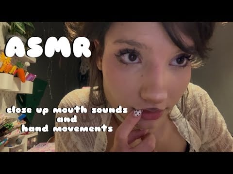 𑣲ASMR || close up mouth sounds 👄 