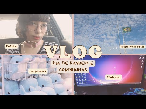 ASMR VLOG #1 | DIA DE PASSEIO E COMPRINHAS ✨️