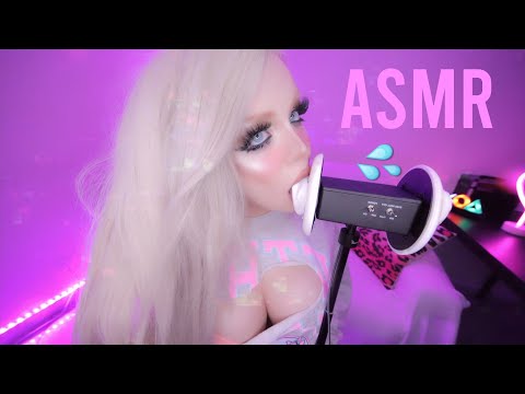 ASMR ✨👸🐌✨SNAIL or GIRL ? *extreme EAR LICKING*