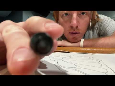 ASMR Drawing You For Sleep ( 3 Hours )