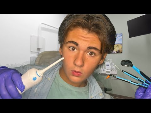 [ASMR] dental role-play latex gloves [Teeth tingler]