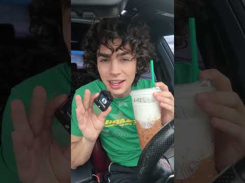 ASMR my Starbucks order💚 #asmr #starbucks #coffee