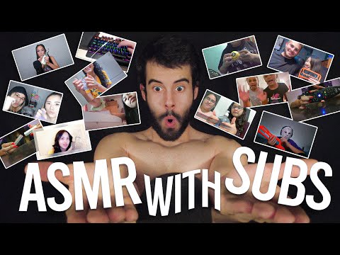 💤 MIS SUSCRIPTORES HACEN ASMR / MY SUBSCRIBERS DO ASMR 💤 (LesCousinsASMR)