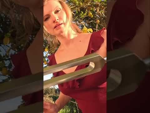 Unlock Your Inner Peace, Healing Frequencies Under a Tree #outdoorsasmr #tuningforks #asmr