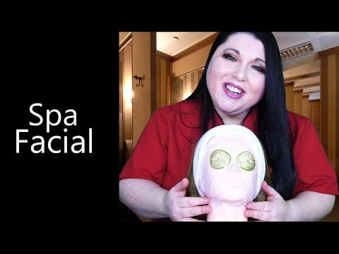 ASMR Relaxing Spa Roleplay (NO MUSIC) (Facial, Face Massage Soft Whispers, Personal Attention)