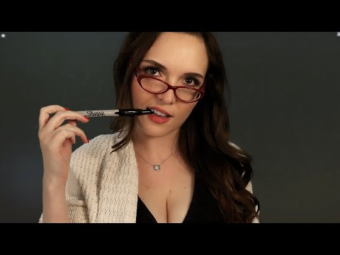 ASMR FLIRTY TEACHER Gives You A Lesson || soft spoken roleplay