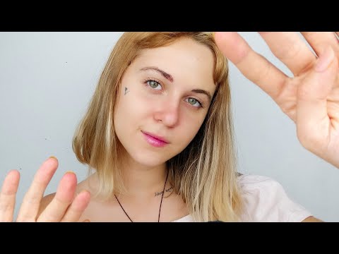 ASMR: TE ENVIANDO VIBRAÇÕES POSITIVAS | Hand Movements, Mouth Sounds