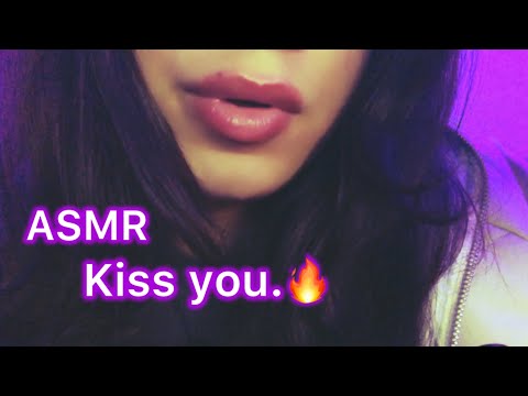 ASMR - Your girlfriend kisses you.