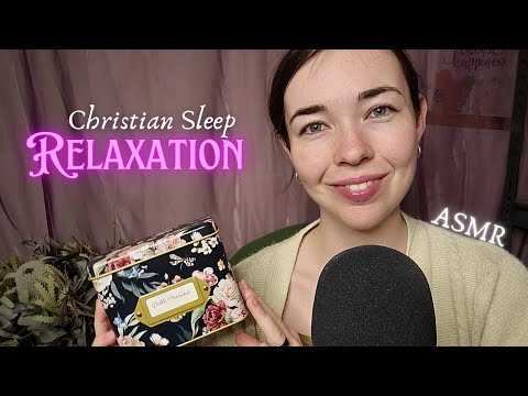 ASMR Christian Relaxation for Sleep 😴 Mouth Sounds, Tapping, Scriptures