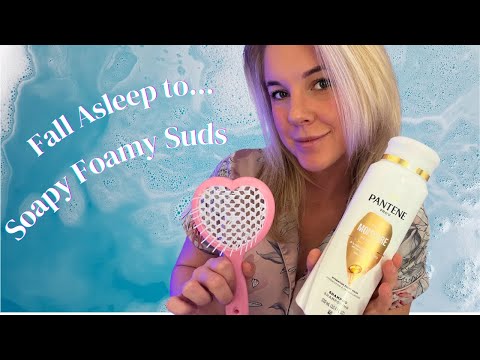 ASMR 🫧 How to fall asleep ASAP with Soapy Foamy Shampoo Hair Tingles