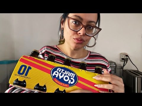 ASMR GROCERY HAUL 🥦🥖🍇 (LoFi Tingles) Word Repetition, Tracing, Tapping, Crinkles (NATURAL AMBIENCE)