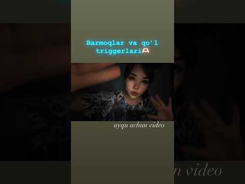 Asmr/ uxlab qolasiz/ stress kamayadi/ bezovtalik ketadi #triggersforsleep #relax #asmr