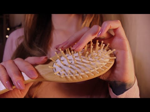 ASMR Brushing Your Hair to Sleep 💕 Realistic layered sounds, no talking, invisible hair