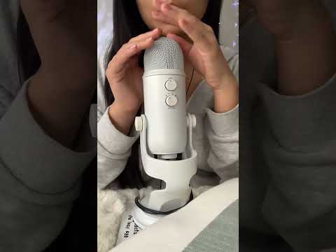 mouth sounds and mic scratching #asmr #shorts